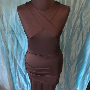 Black Asymmetrical Dress